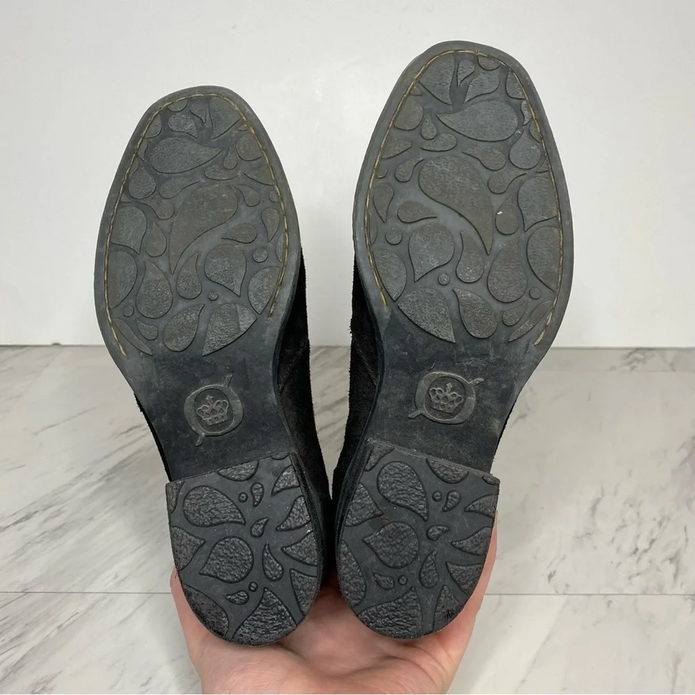Born Montoro Black Suede Bootie 6